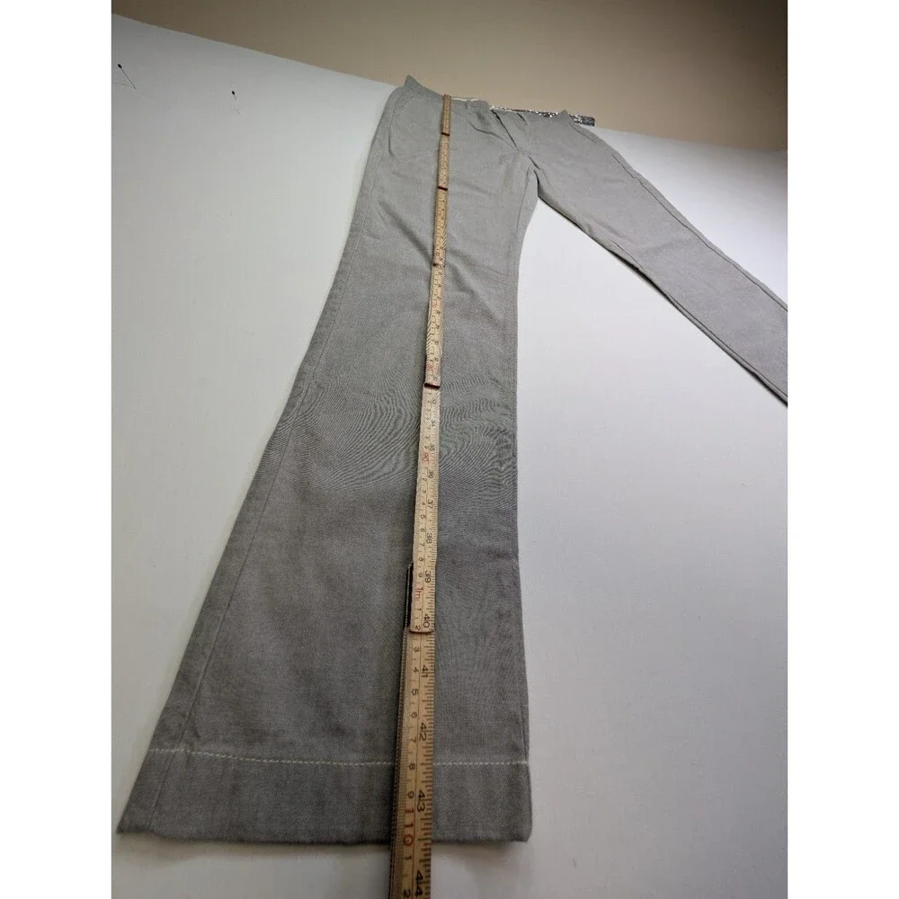NWT J.Crew 770 Straight Fit Pants Men 30x34 Gray Stretch Chambray Chino G8132